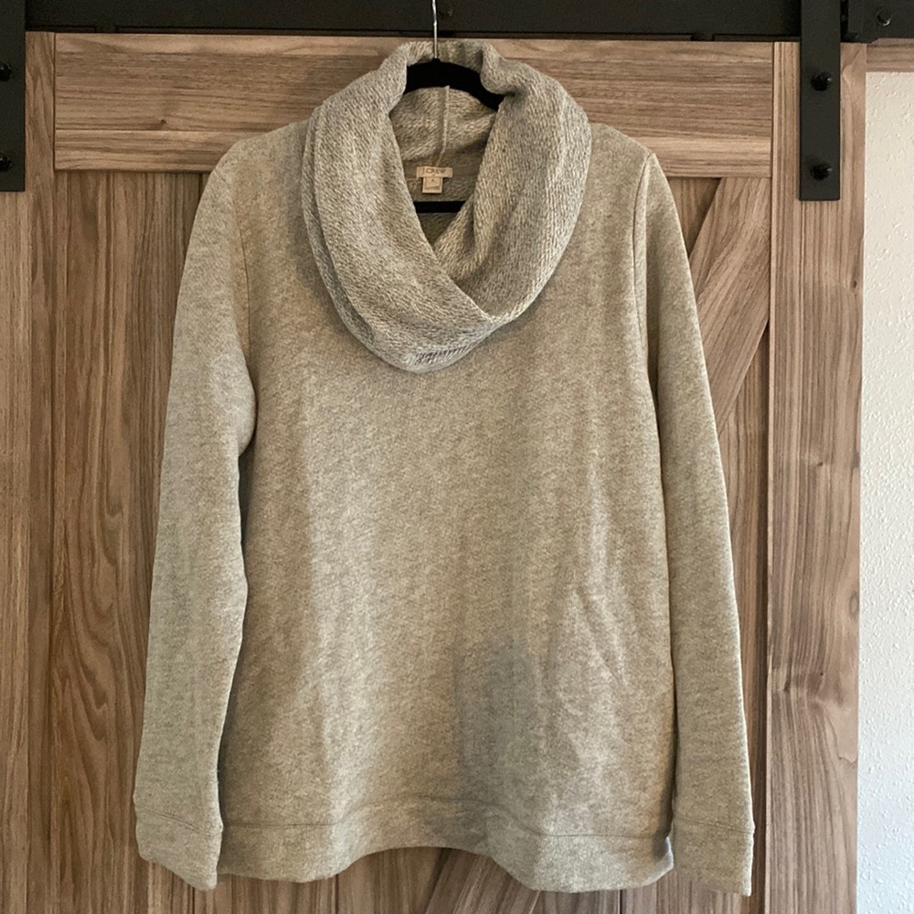J Crew Cowl Neck Sweatshirt